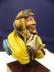 Fulvio 'jumanji' PAGLIETTINI - Busto Pilota Royal Air Force WWII vista laterale 2 
